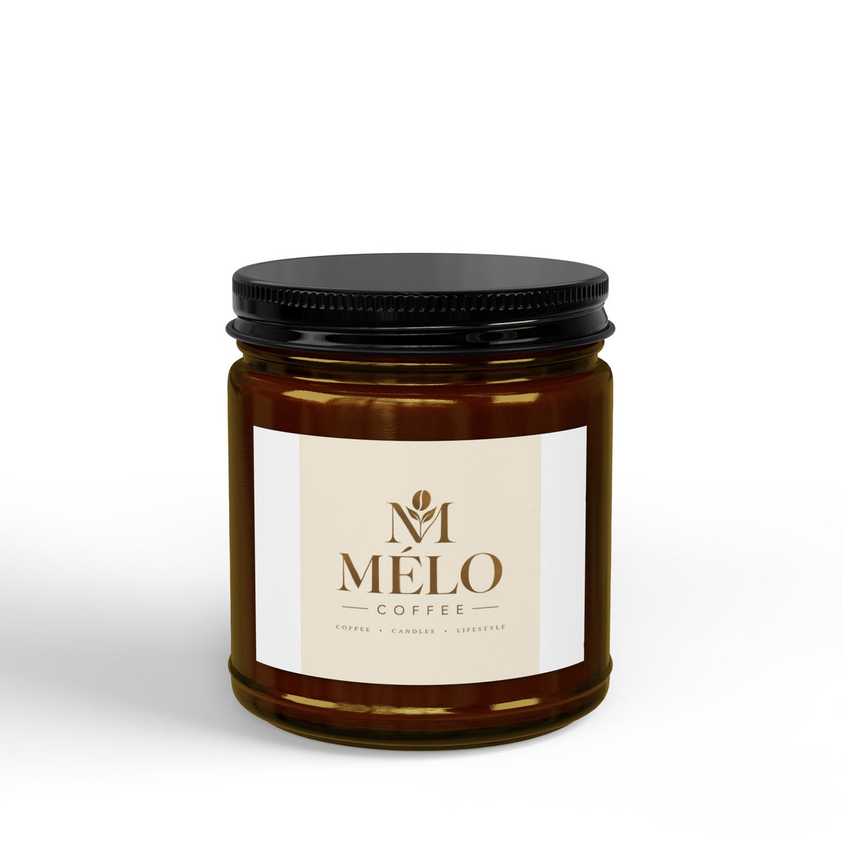 Scented Soy Candles with Black Lid, (4 and 9oz)