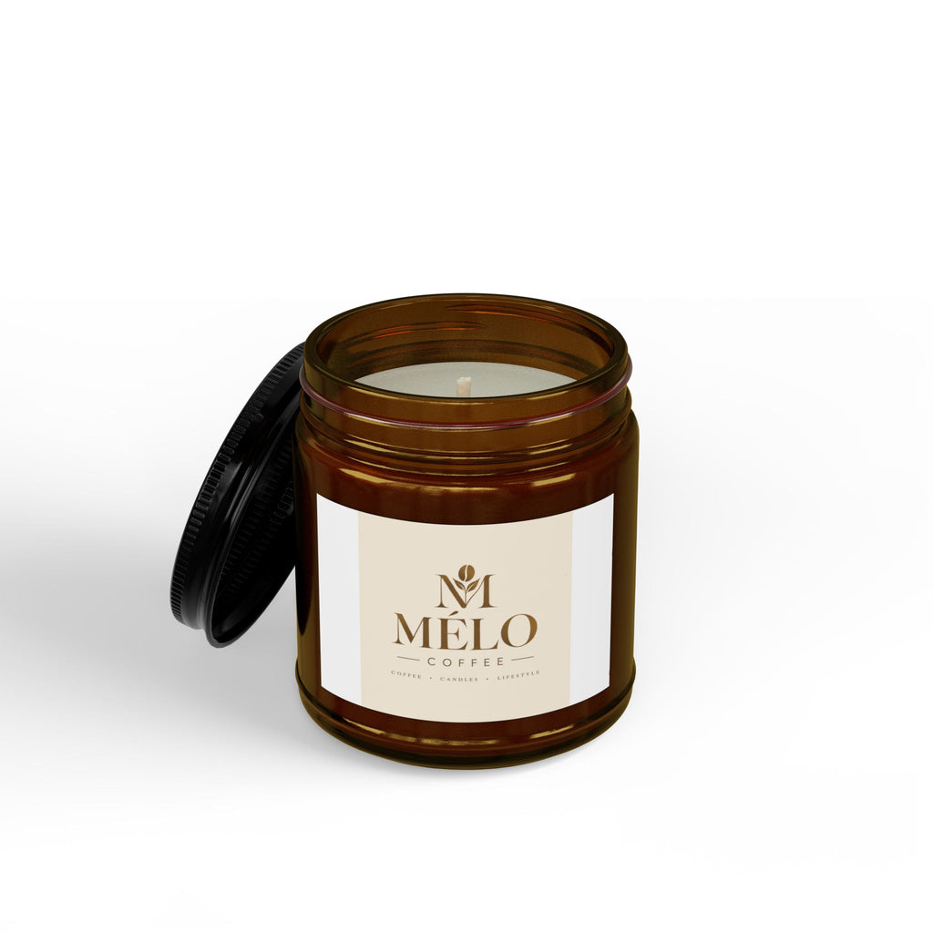 Scented Soy Candles with Black Lid, (4 and 9oz)